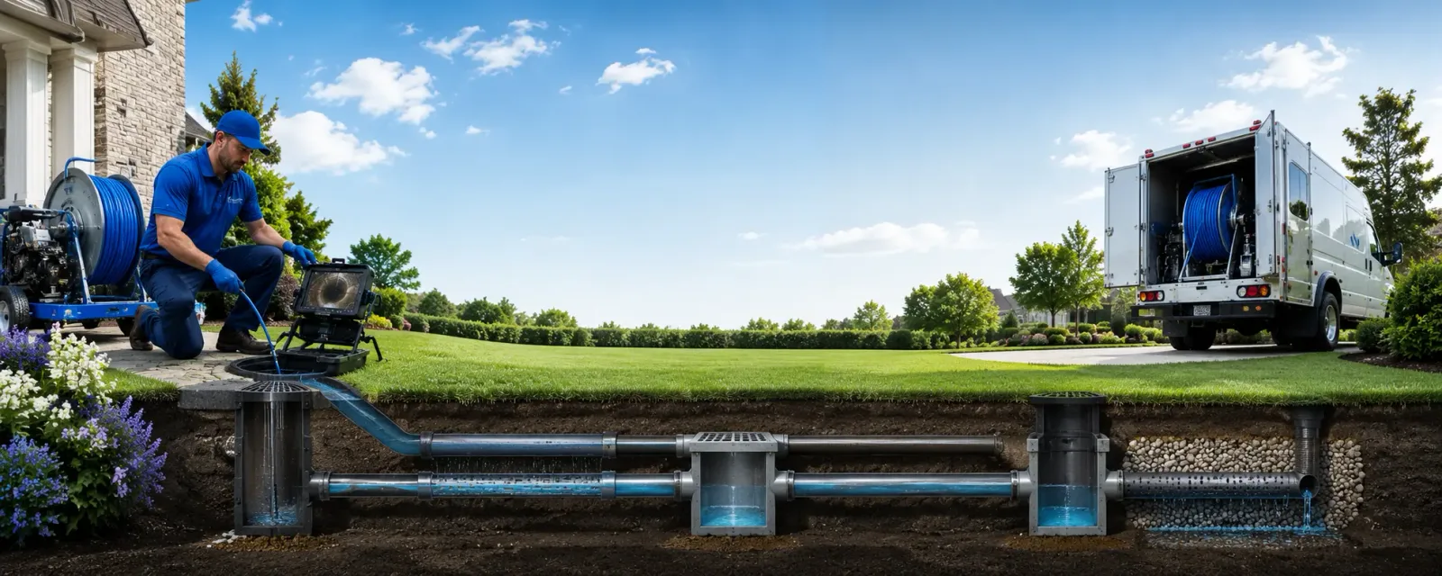 Outdoor drain cleaning information for Woodland, GA